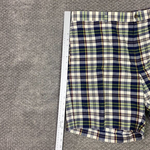Brooks Brothers 346 Shorts Men's 42 Plaid Check Madras Cotton India - Picture 9 of 11